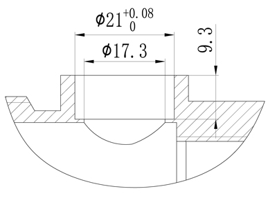 图1（ 管段安装尺寸）